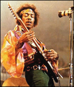 Jimi Hendrix, guitarist extraordinaire.